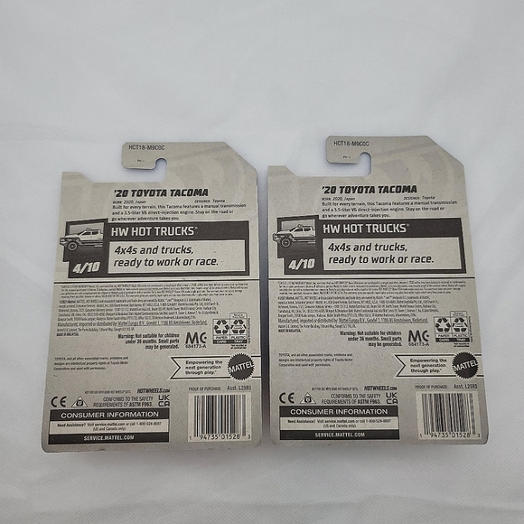 Hot Wheels Toyota Tacoma HW HOT TRUCKS - Picture 2 of 2